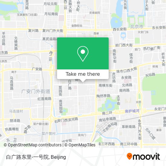 白广路东里-一号院 map