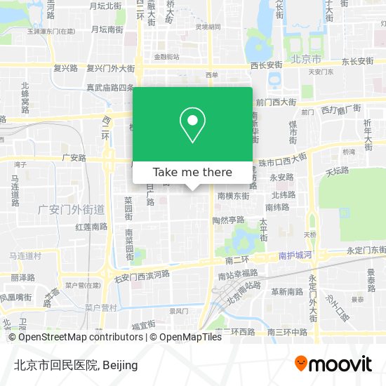 北京市回民医院 map
