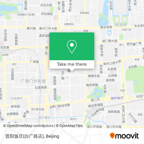 晋阳饭庄(白广路店) map