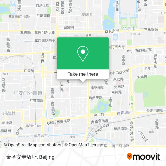 金圣安寺故址 map