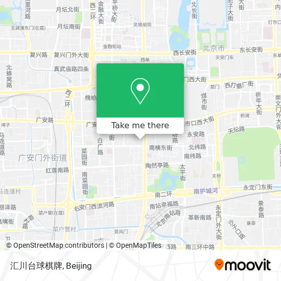 汇川台球棋牌 map