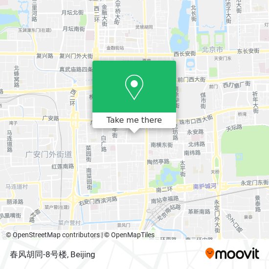 春风胡同-8号楼 map