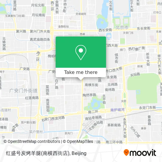 红盛号炭烤羊腿(南横西街店) map