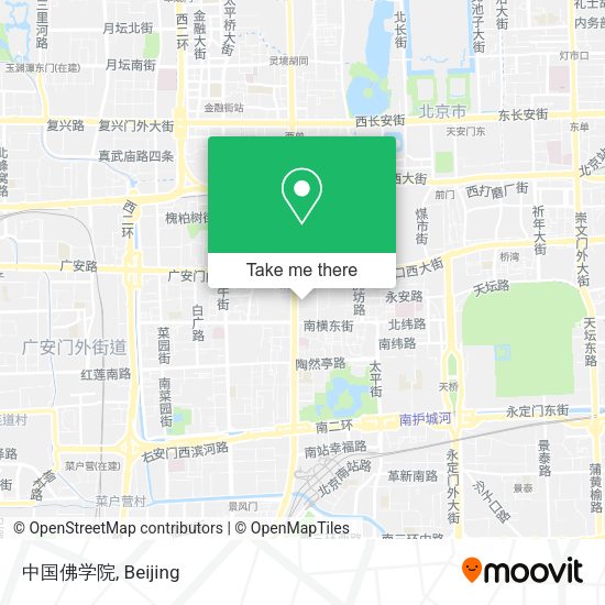 中国佛学院 map