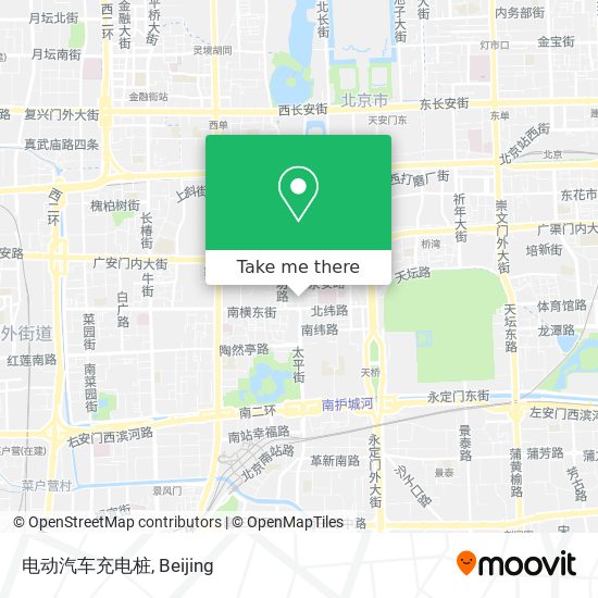 电动汽车充电桩 map
