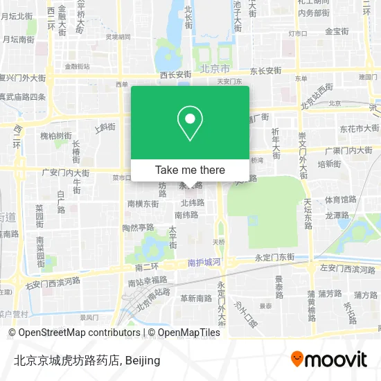 北京京城虎坊路药店 map