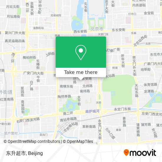 东升超市 map