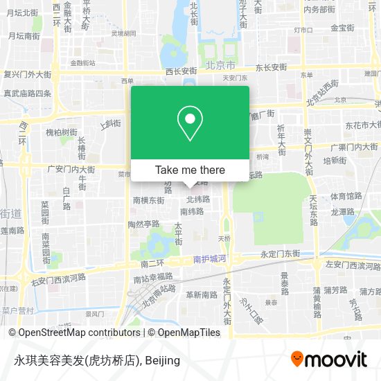 永琪美容美发(虎坊桥店) map