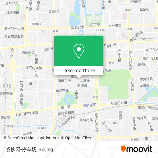畅柳园-停车场 map