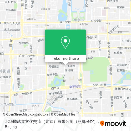北华腾武道文化交流（北京）有限公司（燕郊分馆） map