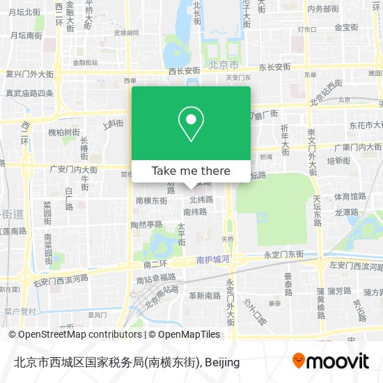 北京市西城区国家税务局(南横东街) map