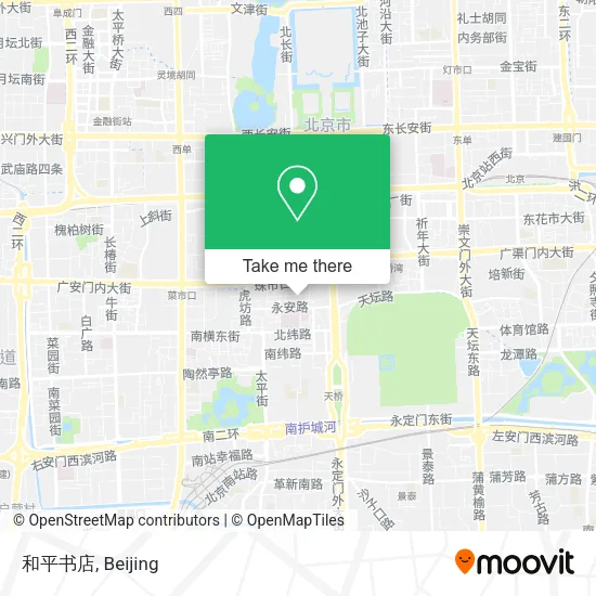 和平书店 map