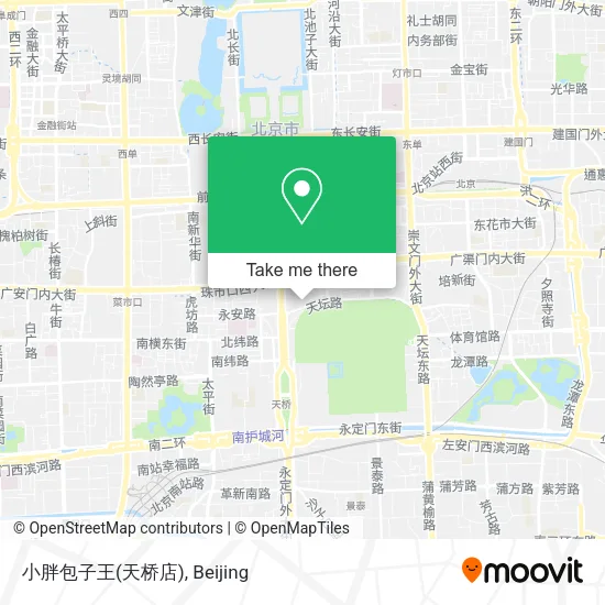 小胖包子王(天桥店) map
