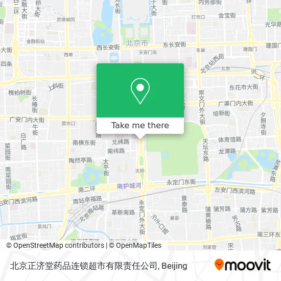 北京正济堂药品连锁超市有限责任公司 map
