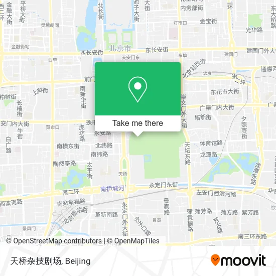 天桥杂技剧场 map