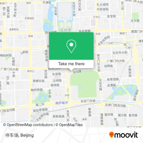 停车场 map