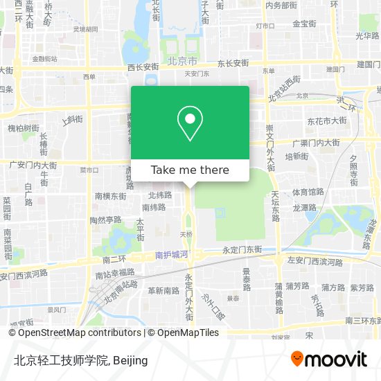 北京轻工技师学院 map
