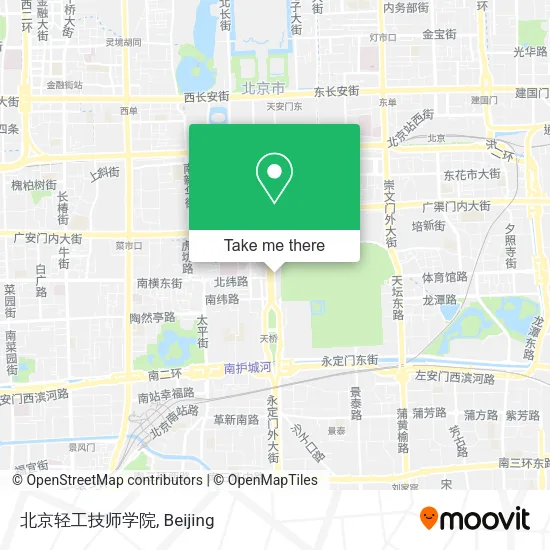 北京轻工技师学院 map