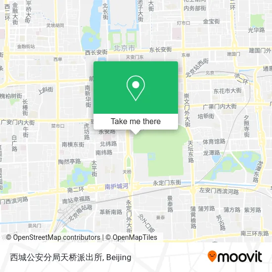 西城公安分局天桥派出所 map