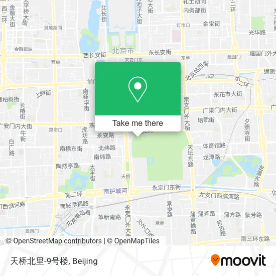 天桥北里-9号楼 map