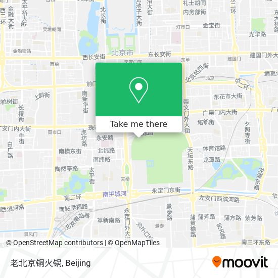老北京铜火锅 map