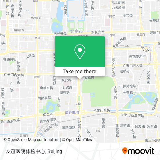 友谊医院体检中心 map