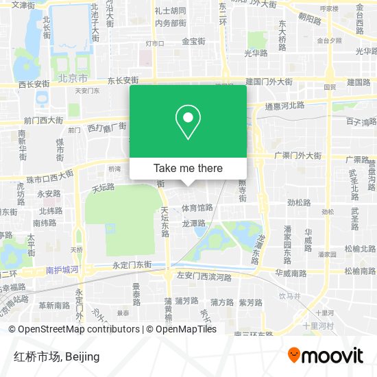 红桥市场 map