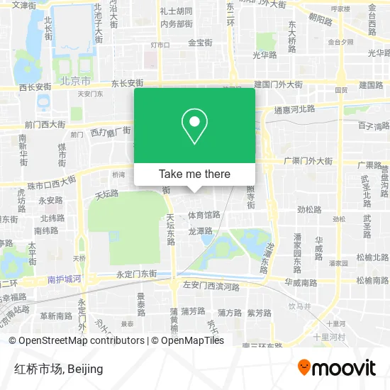 红桥市场 map