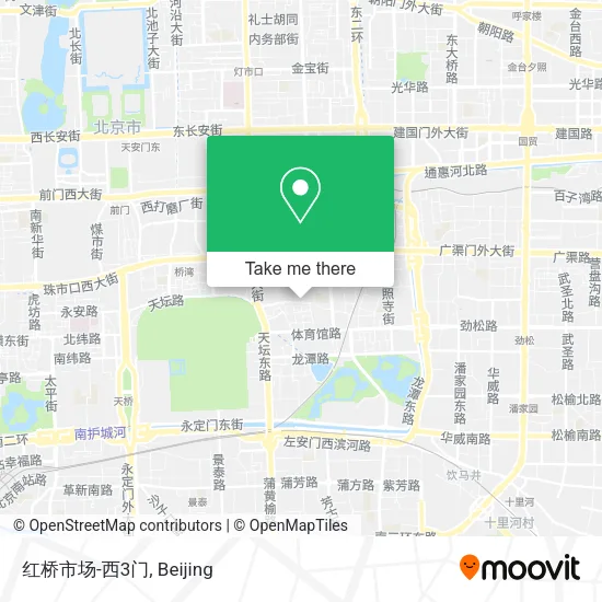 红桥市场-西3门 map
