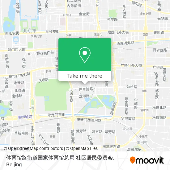 体育馆路街道国家体育馆总局-社区居民委员会 map