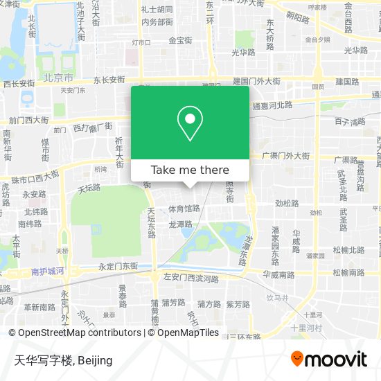 天华写字楼 map