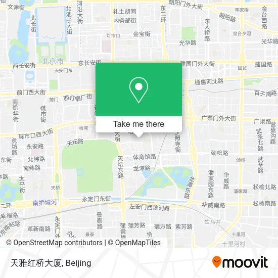 天雅红桥大厦 map