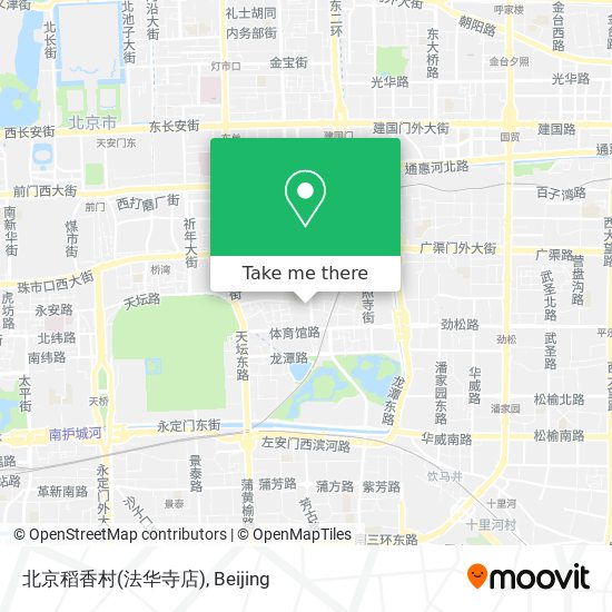 北京稻香村(法华寺店) map