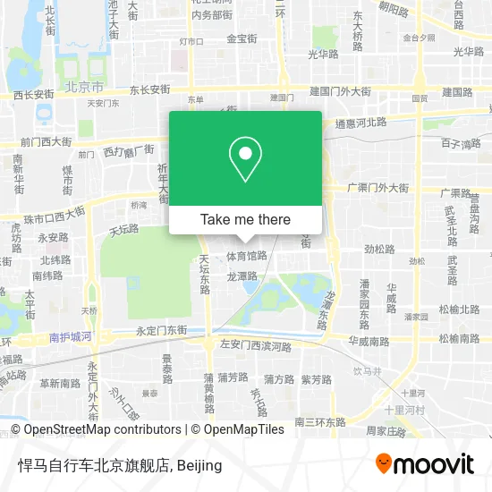 悍马自行车北京旗舰店 map