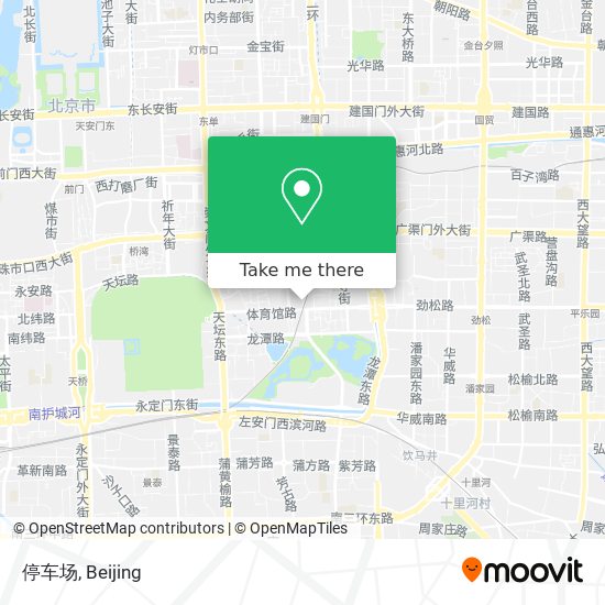停车场 map