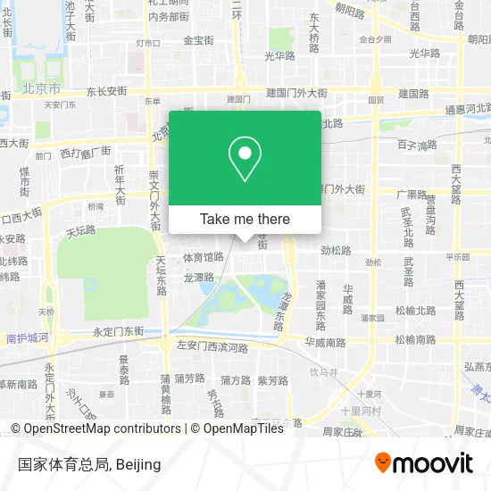 国家体育总局 map