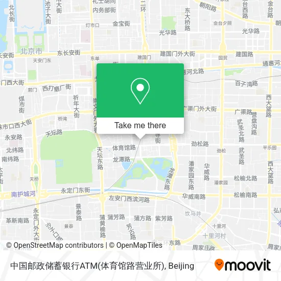 中国邮政储蓄银行ATM(体育馆路营业所) map