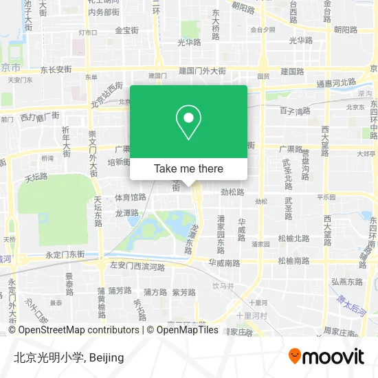 北京光明小学 map