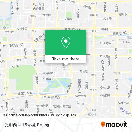 光明西里-15号楼 map