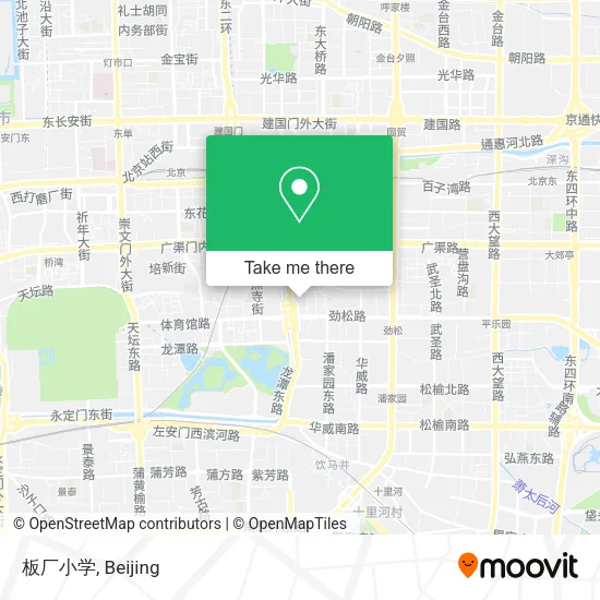 板厂小学 map