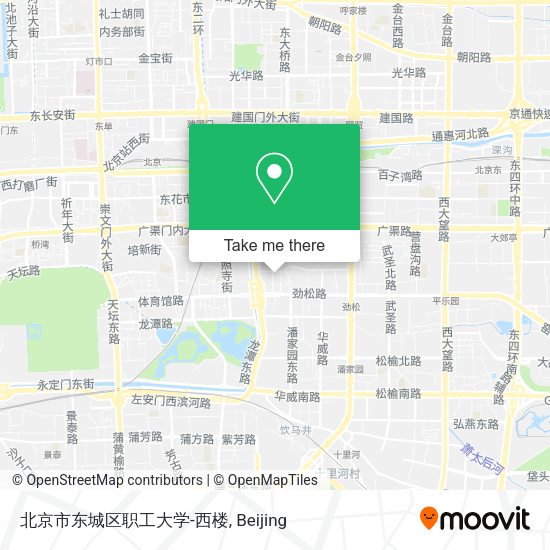 北京市东城区职工大学-西楼 map