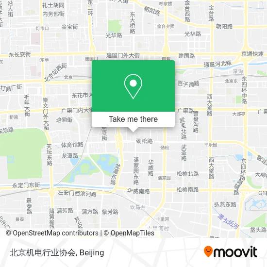北京机电行业协会 map