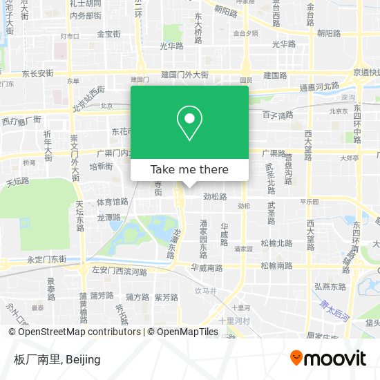 板厂南里 map