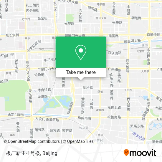 板厂新里-1号楼 map