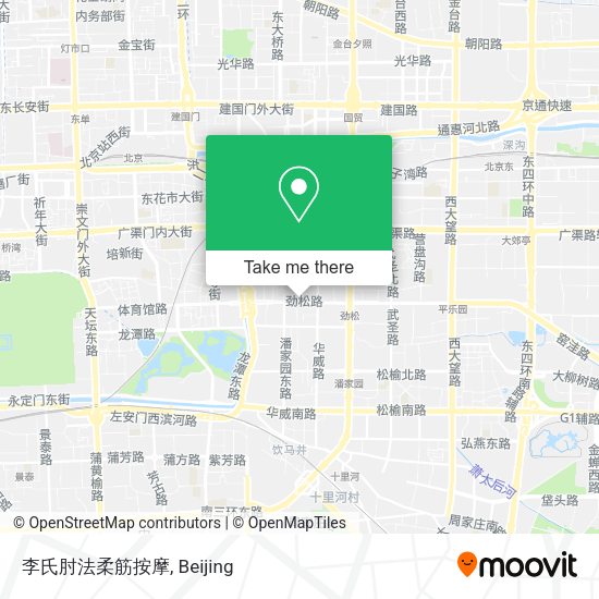 李氏肘法柔筋按摩 map