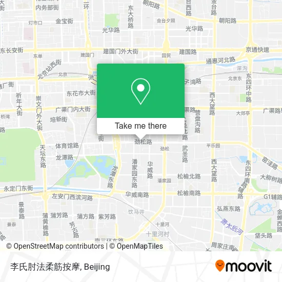 李氏肘法柔筋按摩 map