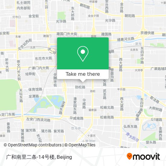 广和南里二条-14号楼 map