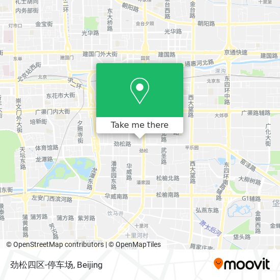 劲松四区-停车场 map