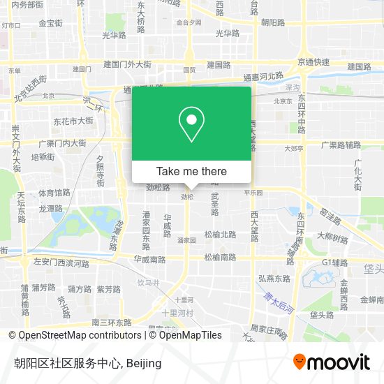 朝阳区社区服务中心 map