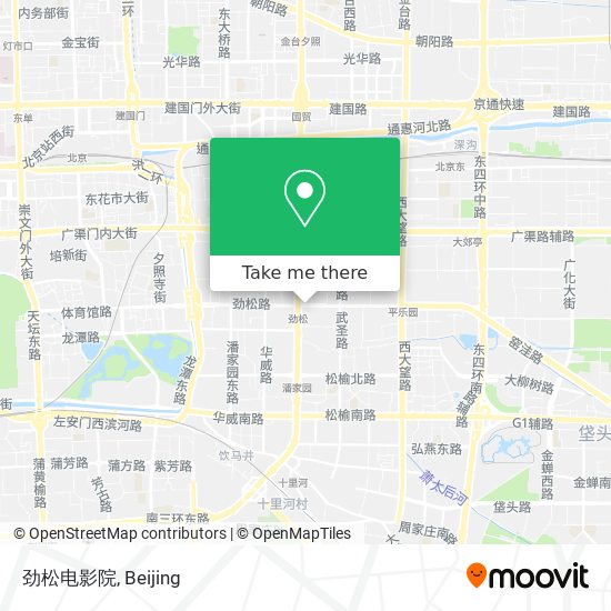 劲松电影院 map
